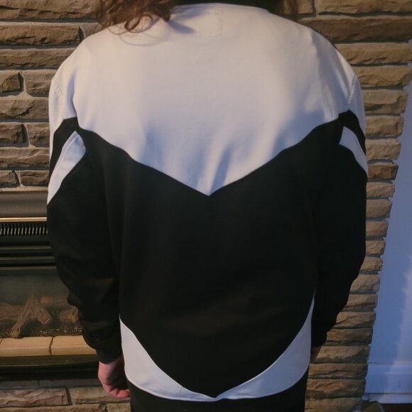 Criminal Damage Men's Zip Thru Black/White track jacket - Picture 5 of 5
